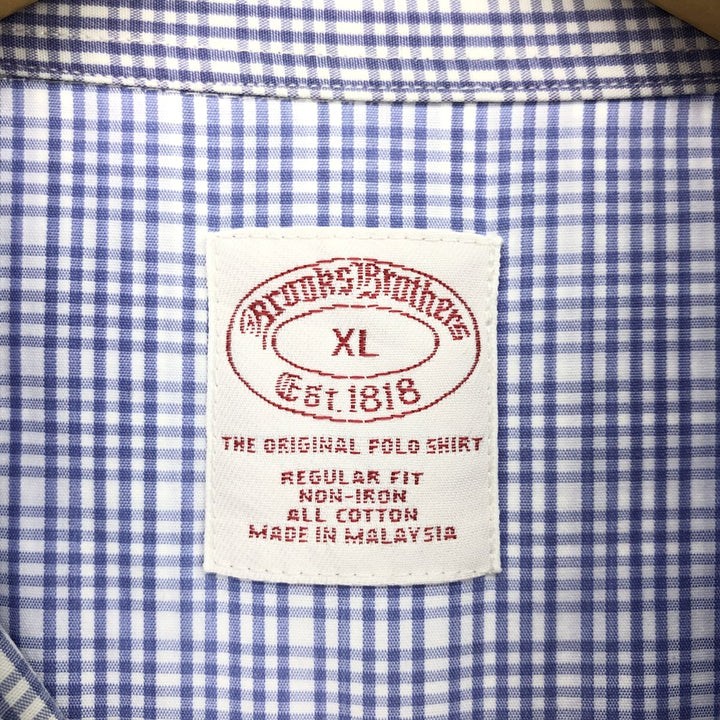 Brooks Brothers Est.1818 Long Sleeve Button-Down Check Shirt Men's XL /eaa488314