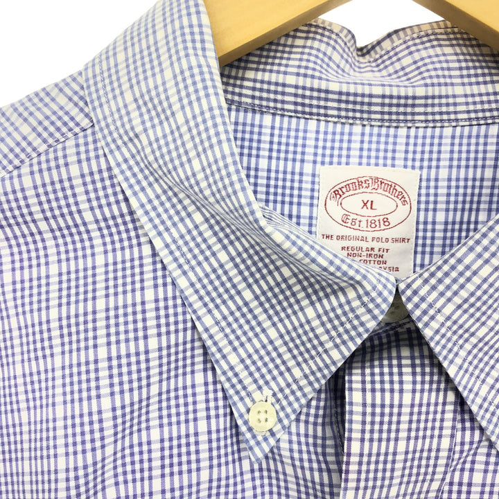 Brooks Brothers Est.1818 Long Sleeve Button-Down Check Shirt Men's XL /eaa488314