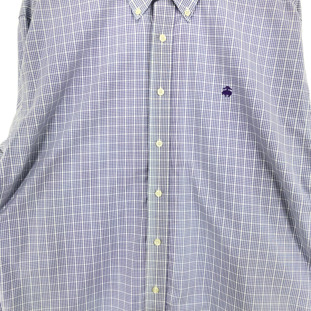 Brooks Brothers Est.1818 Long Sleeve Button-Down Check Shirt Men's XL /eaa488314