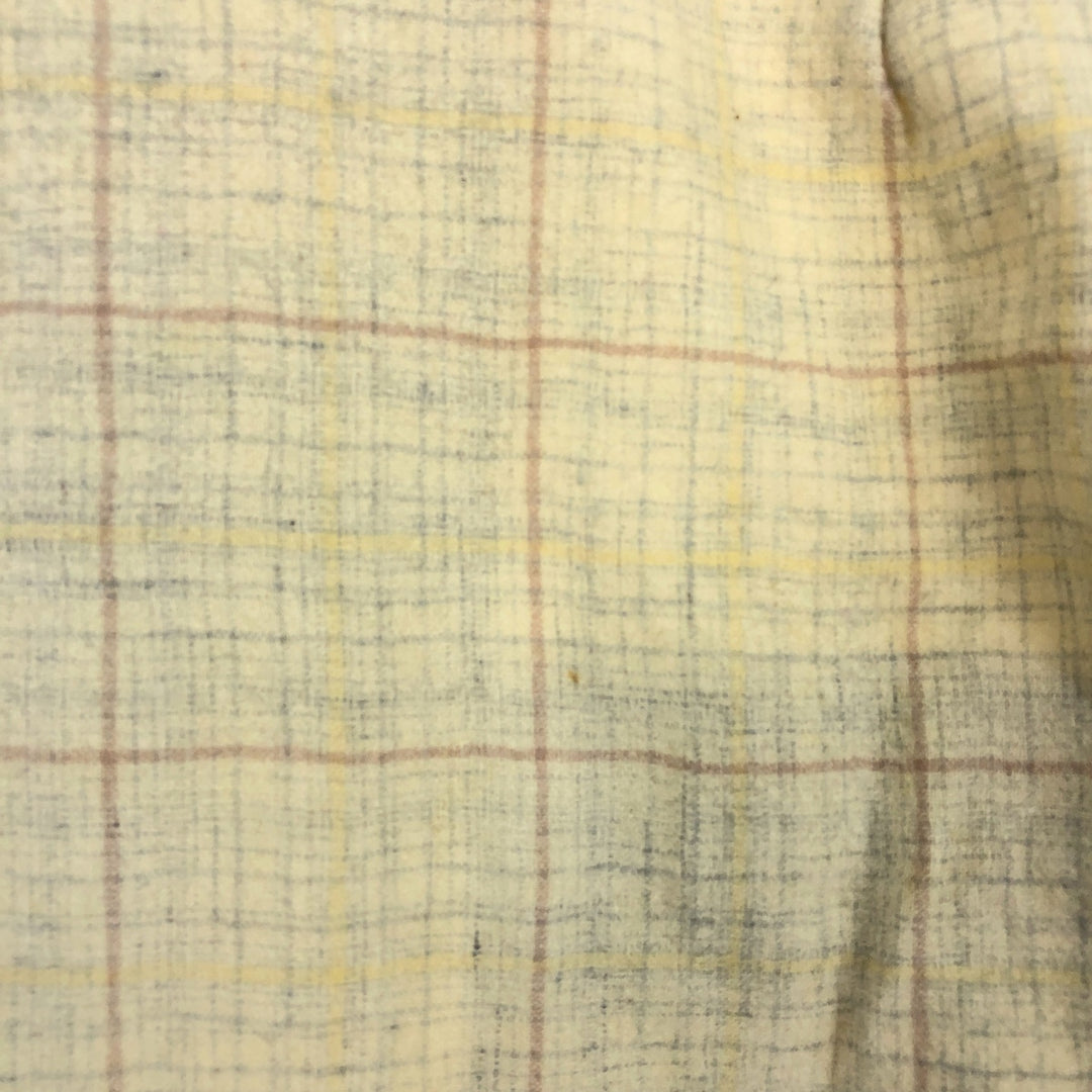 70'S Pendleton Check Pattern Wool Box Shirt Made in USA Men's L Size Vintage /eaa488406