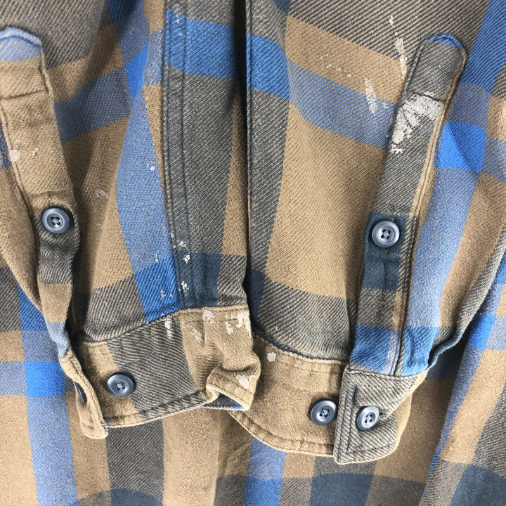 Patagonia Long Sleeve Flannel Check Shirt Men's L Size / eaa488428