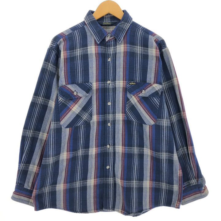 Osh Kosh Long Sleeve Flannel Check Shirt Men's L Size / eaa488522