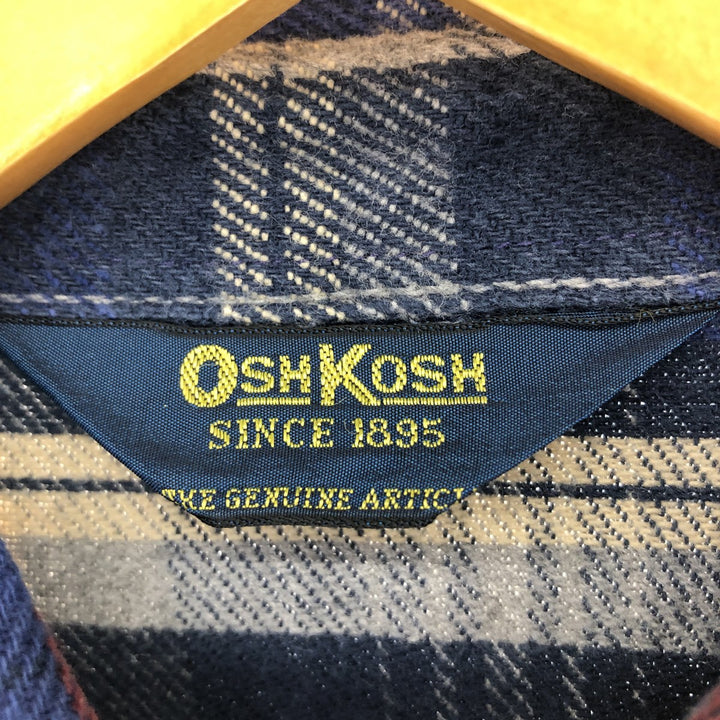 Osh Kosh Long Sleeve Flannel Check Shirt Men's L Size / eaa488522