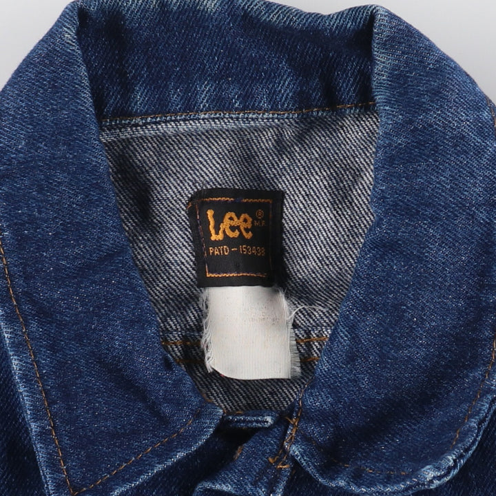 Dark blue 80s~ Lee 101-J denim jacket, denim jacket, men's size L, vintage /eaa488552