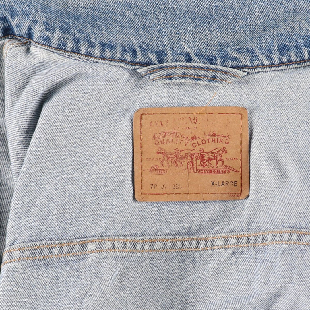 90'S Levi's 70507-0389 denim jacket, denim jacket, made in USA, men's XL equivalent, vintage /eaa488553
