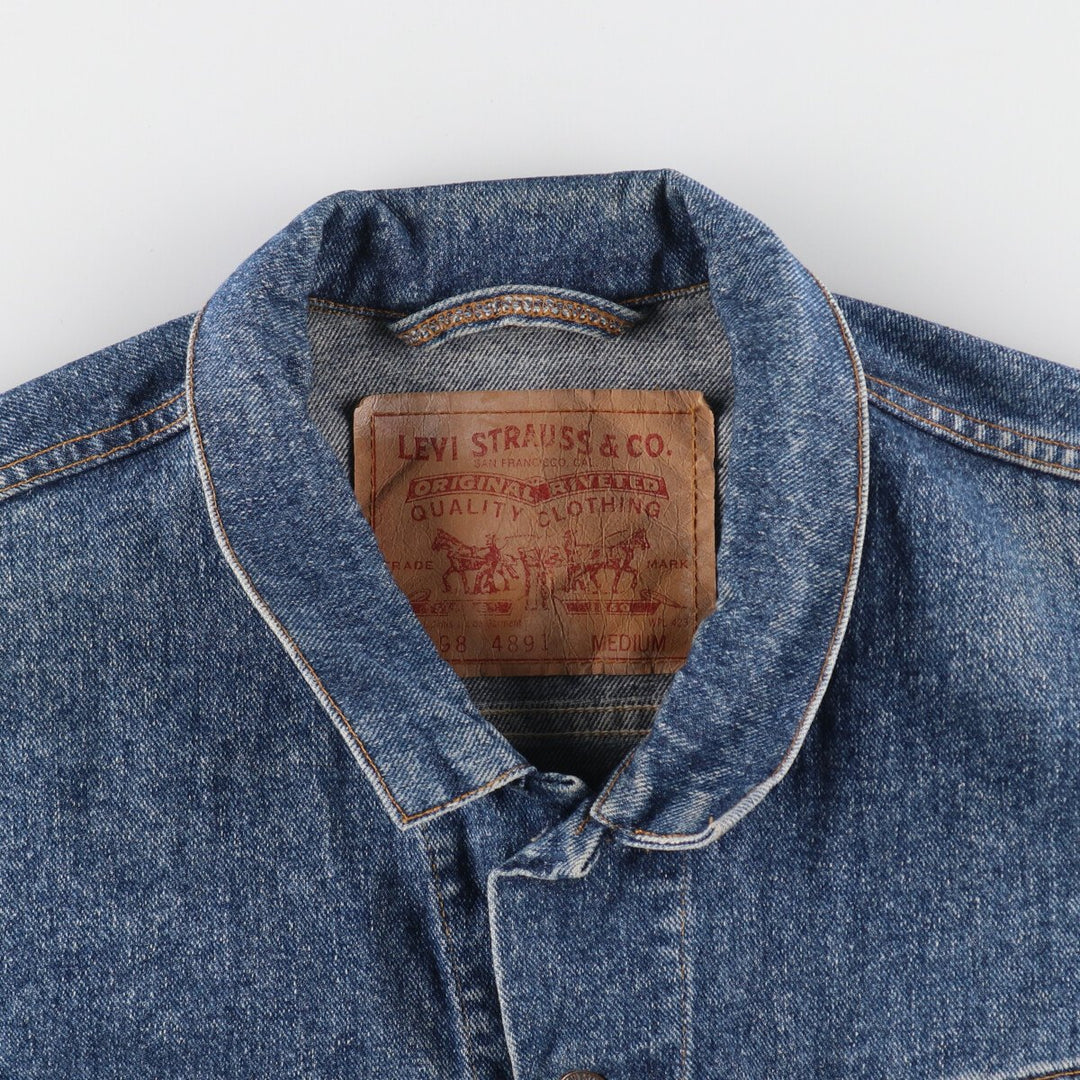 Levi's 70598-4891 Large Patch Denim Jacket, G-Jean, Men's M Size, Vintage / eaa488555