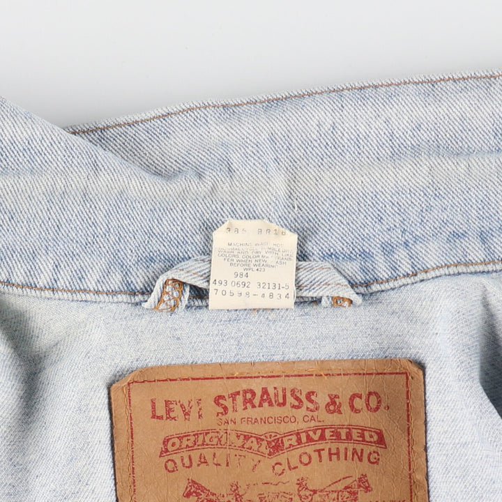 90'S Levi's 70598-4834 Large Patch Denim Jacket G-Jean Men's XL Vintage /eaa488556