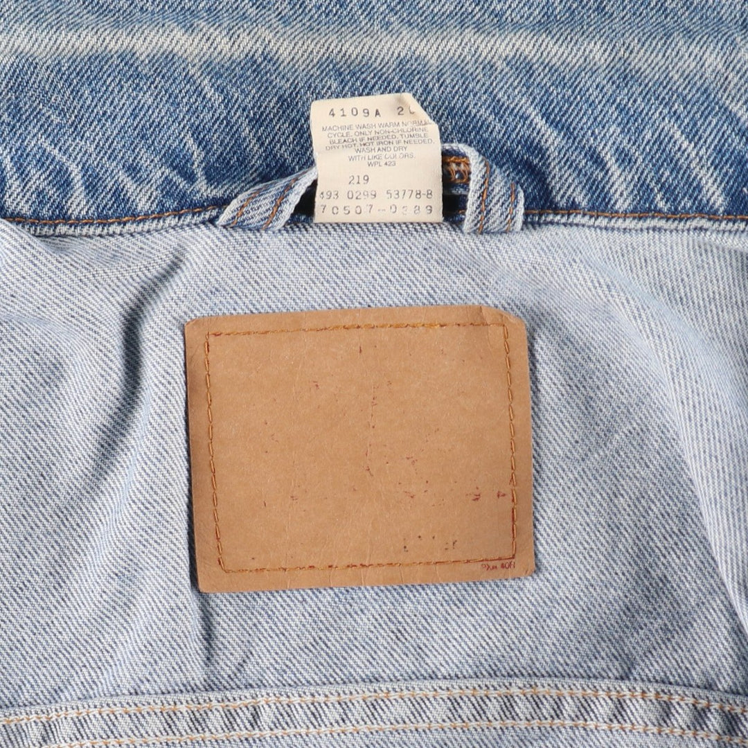 90'S Levi's 70507-0389 denim jacket, G-jacket, men's size L, vintage / eaa488559