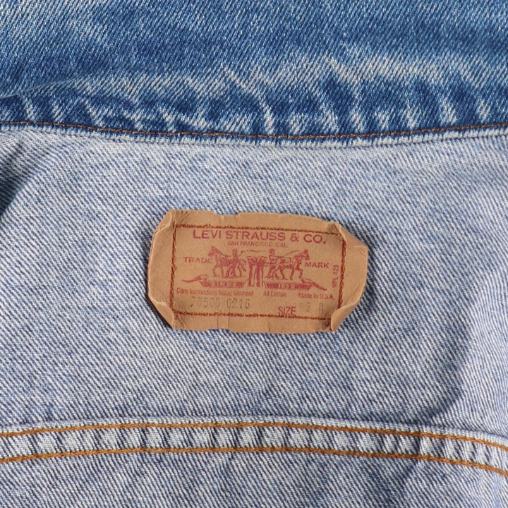 90'S Levi's 70506-0216 denim jacket, denim jacket, made in USA, men's size L, vintage /eaa488568