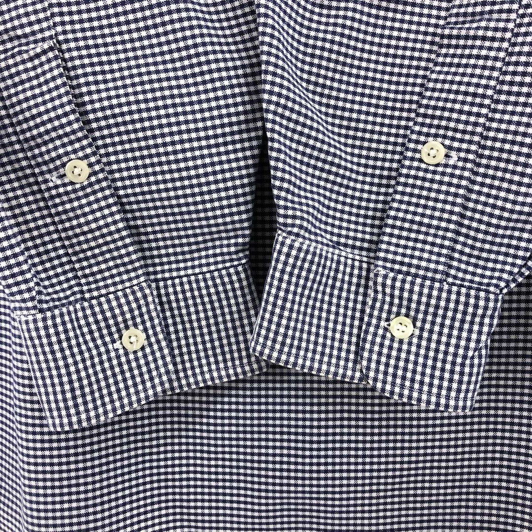Ralph Lauren BIG SHIRT Long sleeve button-down check shirt Men's XL equivalent /eaa488582