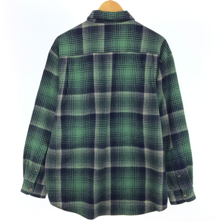 Pendleton Ombre Check Wool Shirt, Men's Size L / eaa488615