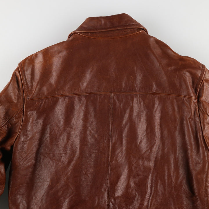 00'S Banana Republic Leather Blouson Type Men's M Size / eaa488681