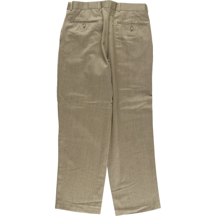 TODAY'S MAN Two-pleat wool pants slacks for men, equivalent to W32 / eaa488741