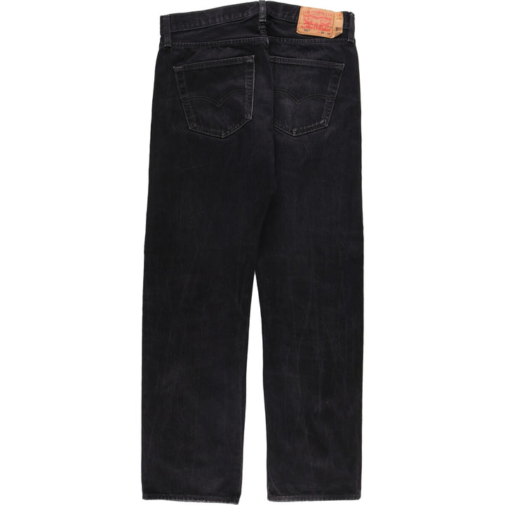 Levi's Levi's 501 Black Denim Straight Denim Pants Men's W34 equivalent / eaa488779