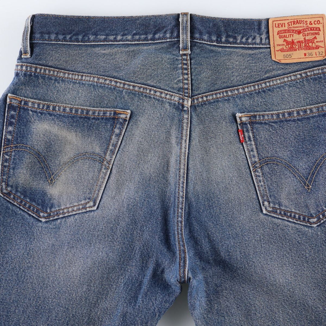 00'S Levi's 505 REGULAR FIT tapered denim pants for men, size w37 / eaa488787