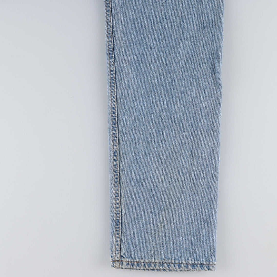 90'S Levi's 505 REGULAR FIT STRAIGHT LEG tapered denim pants made in USA men's w34 equivalent vintage /eaa488795