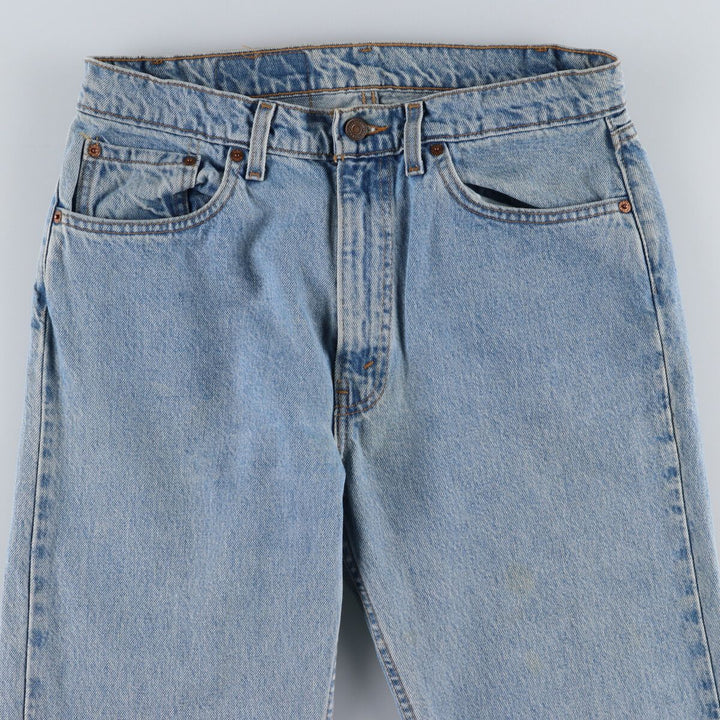 90'S Levi's 505 REGULAR FIT STRAIGHT LEG tapered denim pants made in USA men's w34 equivalent vintage /eaa488795