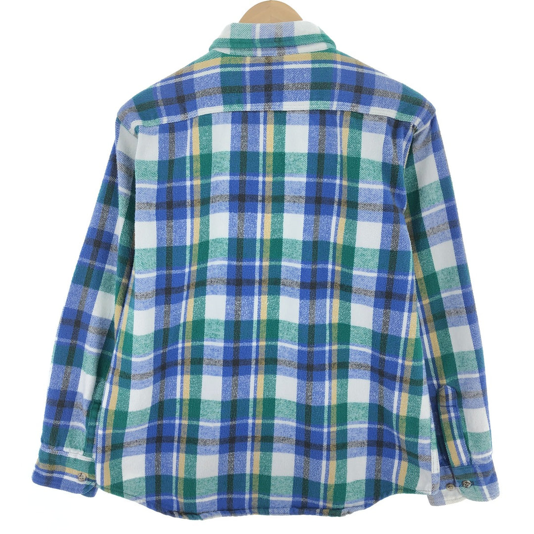 MIGHTY-MAC Long Sleeve Flannel Check Shirt Men's Size L /eaa488840