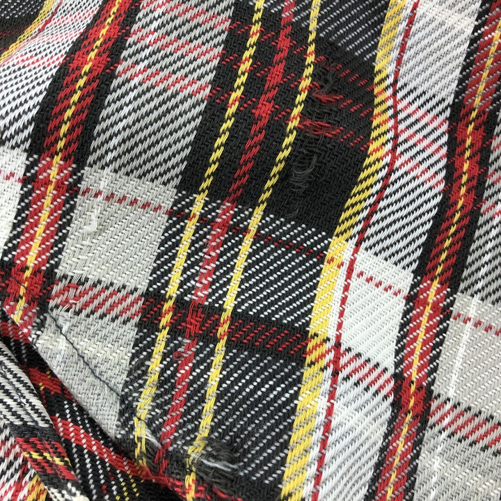 70's BIG MAC long sleeve flannel check shirt made in USA, men's size L /eaa488842