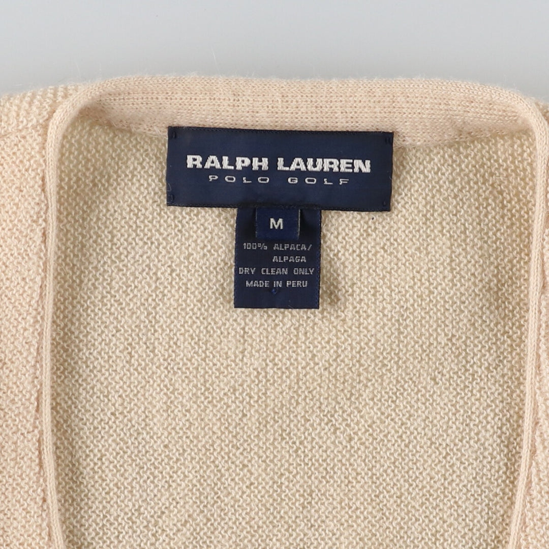 Ralph Lauren POLO GOLF Alpaca knit cardigan, men's size M / eaa488872