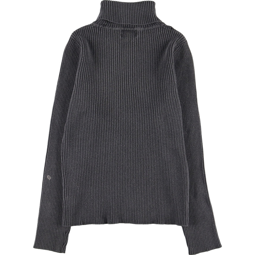 Ralph Lauren LAUREN Lauren Ribbed Turtleneck Cotton Knit Sweater Women's S Size / eaa488878