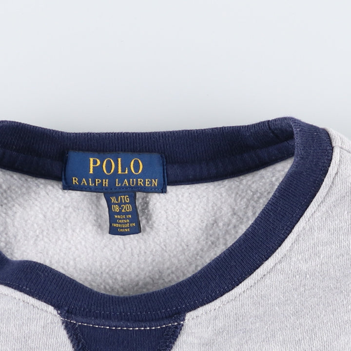 Ralph Lauren POLO RALPH LAUREN logo sweatshirt, women's XL size /eaa488894