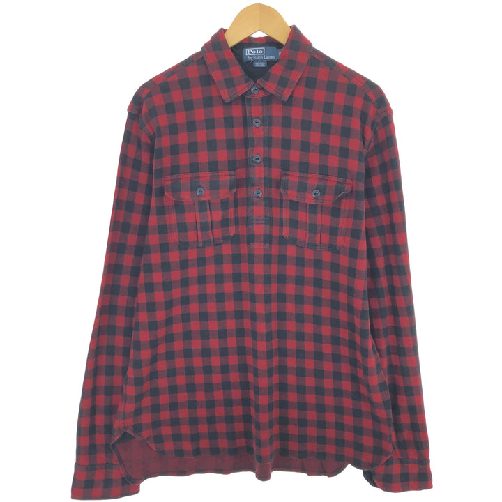 Ralph Lauren POLO by Ralph Lauren Buffalo Check Long Sleeve Flannel Check Shirt Men's XL / eaa488900