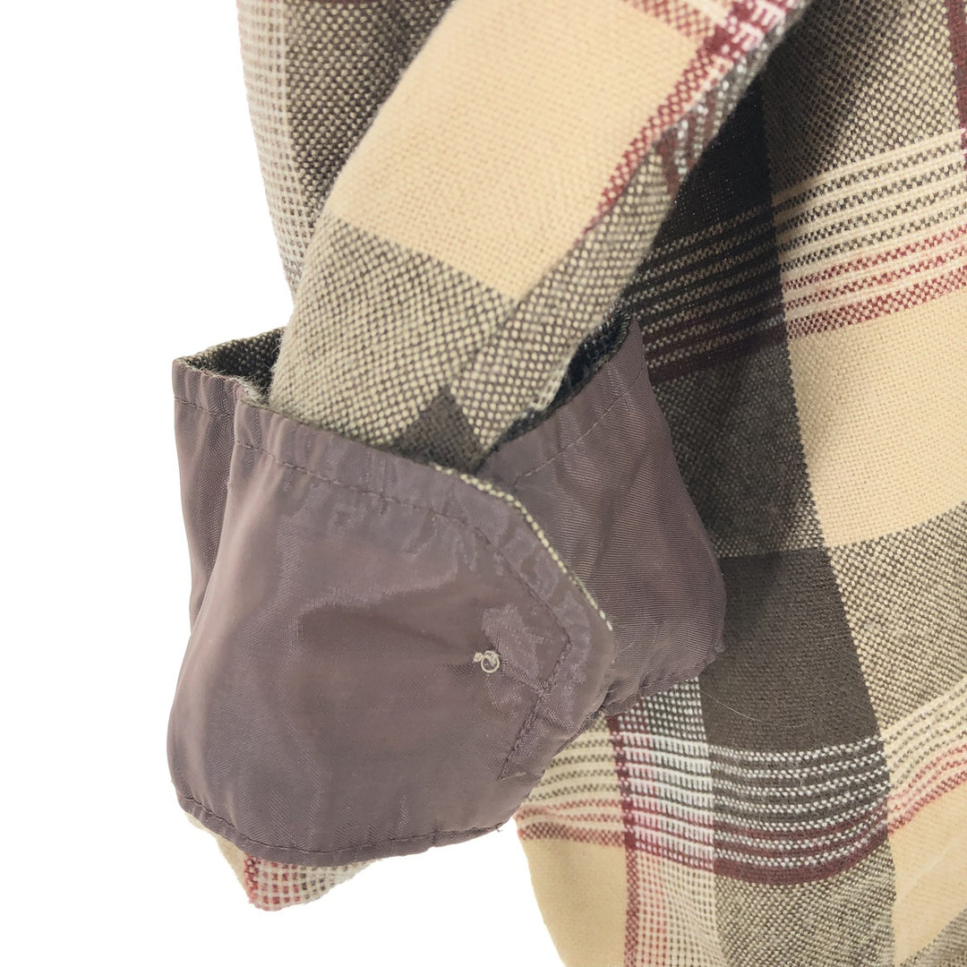 70'S Sears Long Sleeve Flannel Check Shirt Men's XXL Vintage /eaa488903