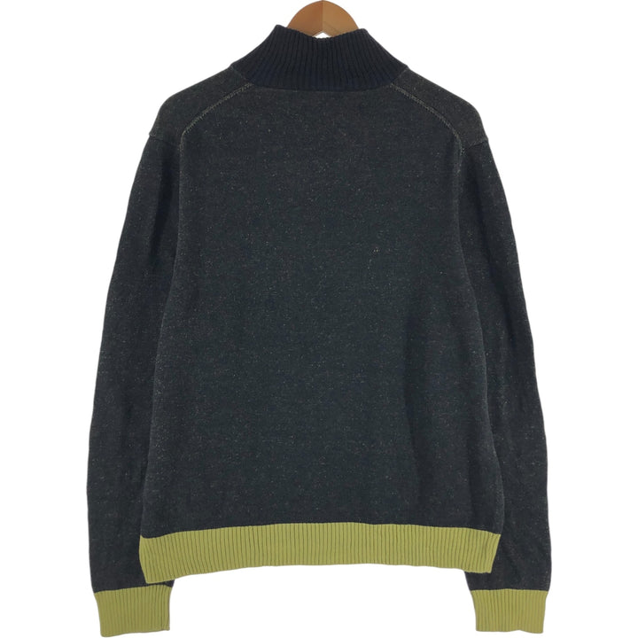 Calvin Klein JEANS Cotton knit half zip sweater Men's size L / eaa489043