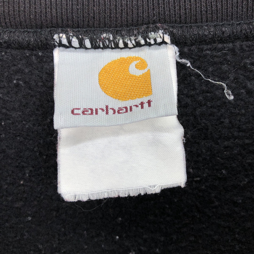 Big size Carhartt logo sweatshirt, men's XXXL equivalent / eaa489044