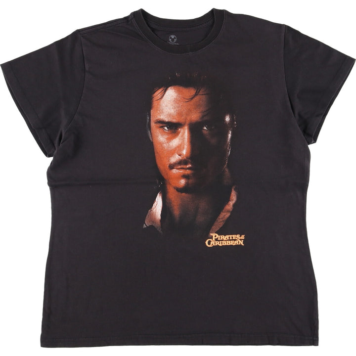 Disney Store DISNESTORE PIRATES OF THE CARIBBEAN Pirates of the Caribbean Movie T-shirt Men's XL equivalent /eaa489238