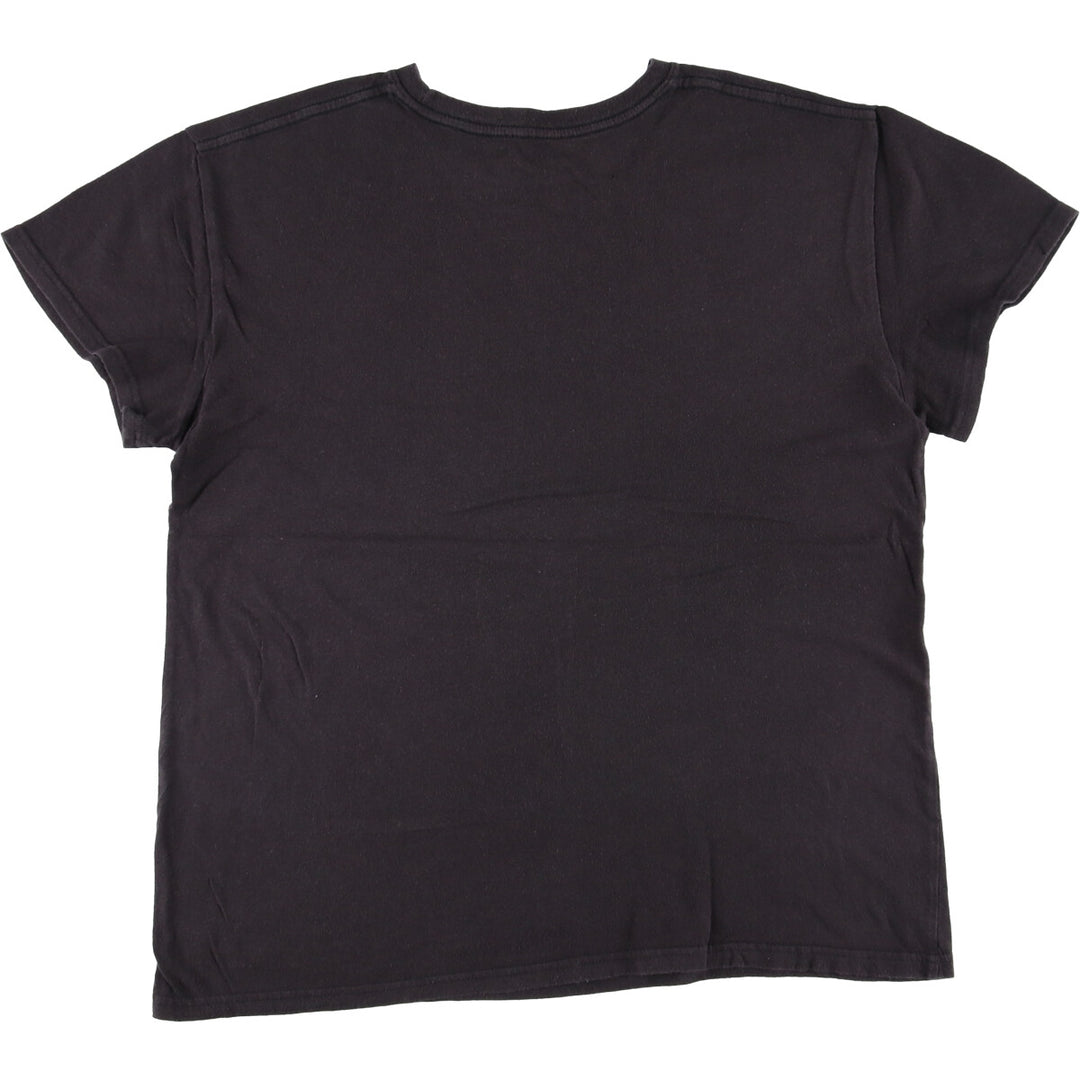 DEF LEPPARD Def Leppard Band T-shirt Band T Men's XL size cotton black type Vintage Second Hand