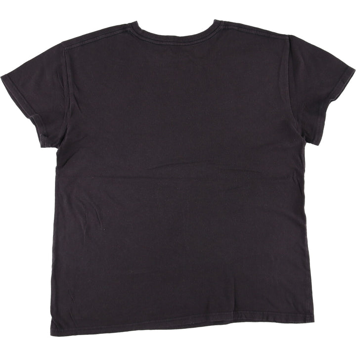 DEF LEPPARD Def Leppard Band T-shirt Band T Men's XL size cotton black type Vintage Second Hand