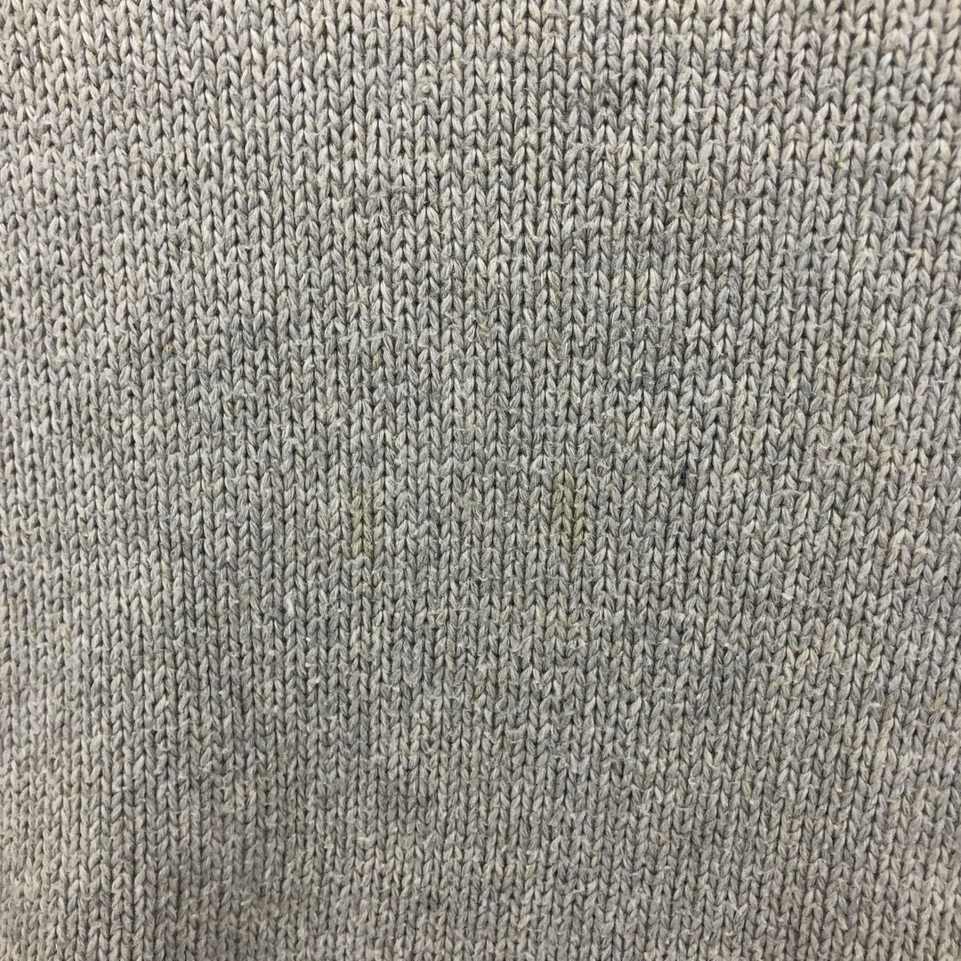 Ralph Lauren POLO by Ralph Lauren Cotton Knit Sweater Men's L size cotton gray type Vintage Second Hand