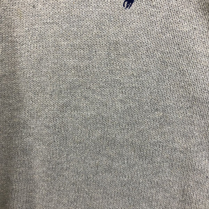 Ralph Lauren POLO by Ralph Lauren Cotton Knit Sweater Men's L size cotton gray type Vintage Second Hand