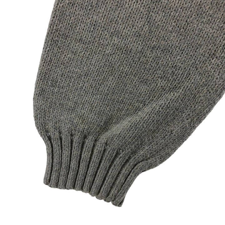 Ralph Lauren POLO by Ralph Lauren Cotton Knit Sweater Men's L size cotton gray type Vintage Second Hand