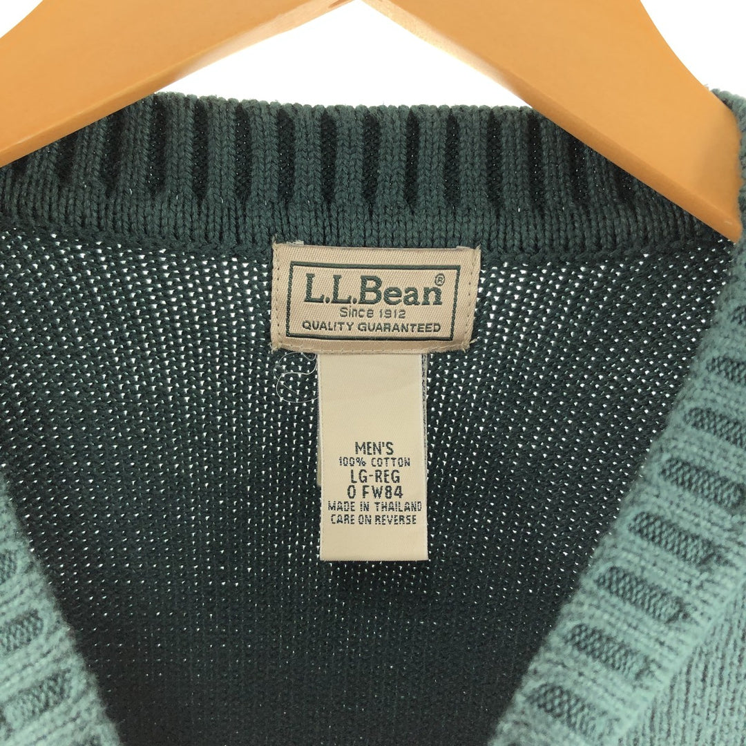 90s~00'S LLBean Cotton Knit Sweater Men's Size L /eaa489516