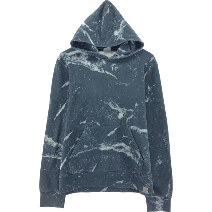 Carhartt HOODED MARBLE SWEAT All-over Marble Pattern Sweatshirt Pullover Hoodie Men's L size / eaa489568