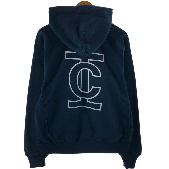 00'S Champion Premium Reverse Weave 3-row Print Sweat Pullover Hoodie Men's M / eaa489580