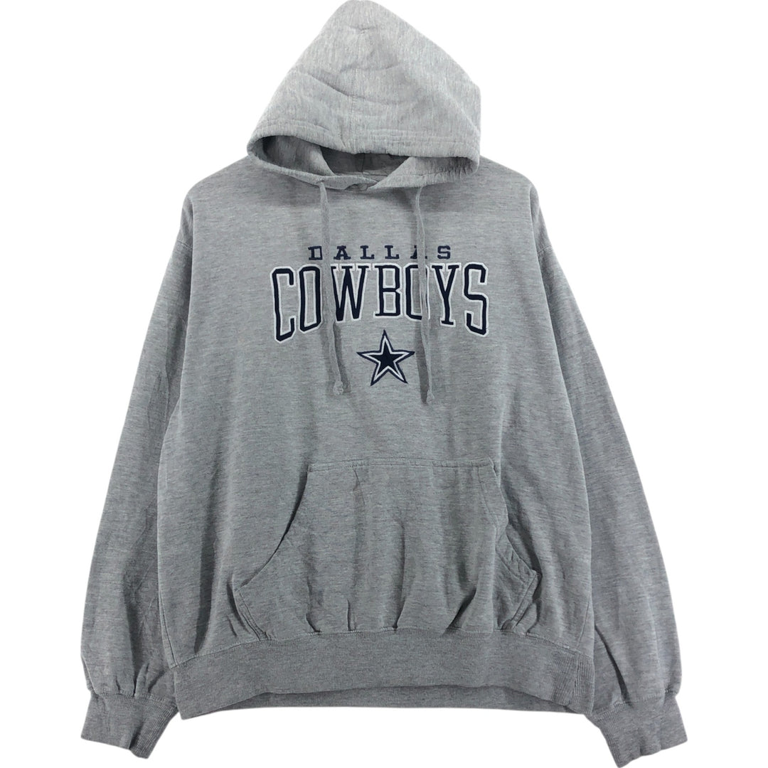 NFL Dallas Cowboys Men's XL Pullover Sweatshirt cotton gray type Vintage Second Hand