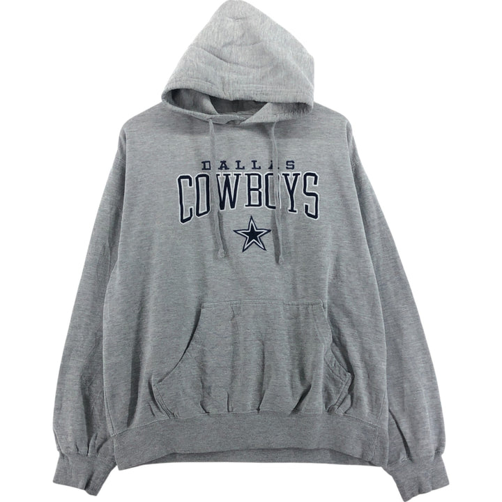 NFL Dallas Cowboys Men's XL Pullover Sweatshirt cotton gray type Vintage Second Hand