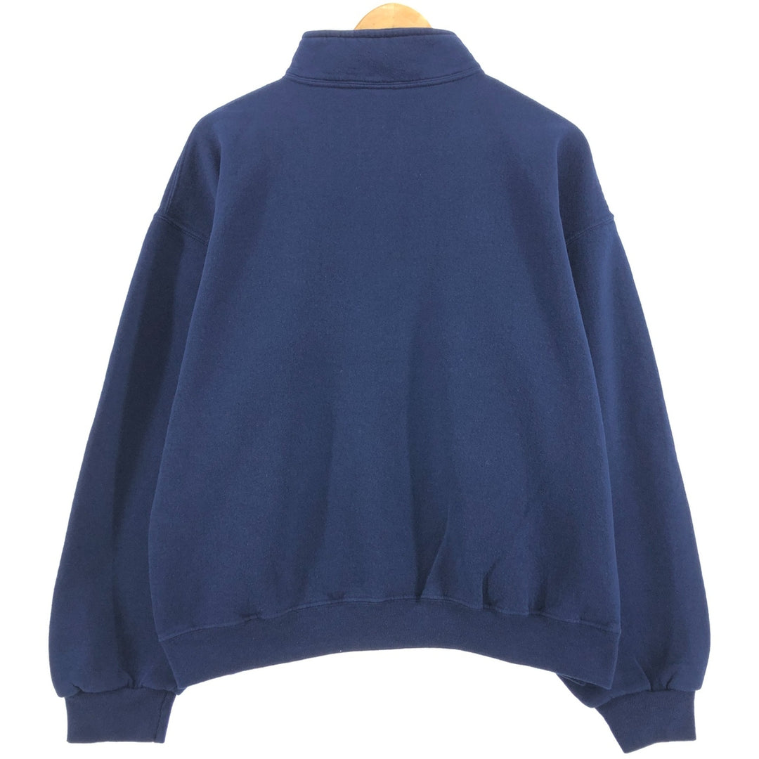 00'S Russell DRI-POWER Half Zip Sweatshirt Trainer Men's L size /eaa489756