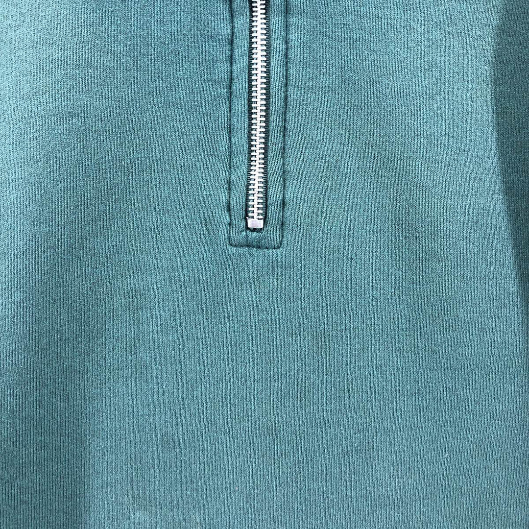 2000'S Russell DRI-POWER Half-Zip Sweatshirt, Men's XL polyester green type Vintage Second Hand