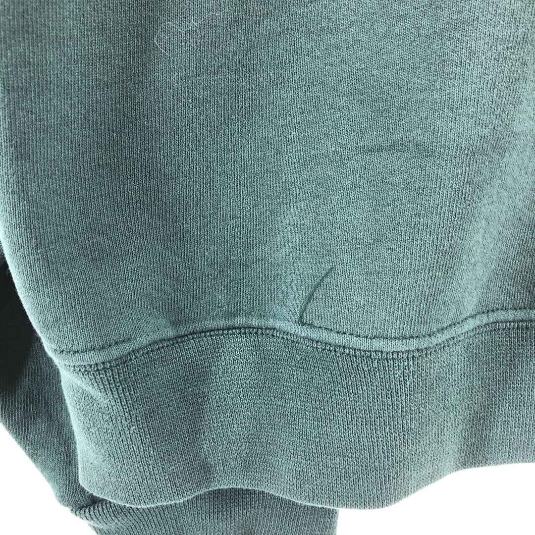 2000'S Russell DRI-POWER Half-Zip Sweatshirt, Men's XL polyester green type Vintage Second Hand