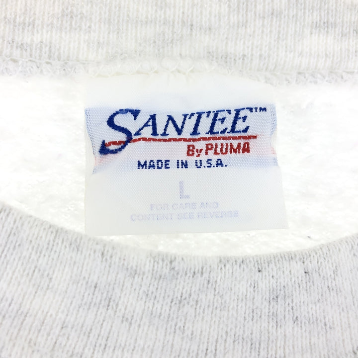 90'S SANTEE printed sweatshirt, made in USA, men's size L, vintage /eaa489818