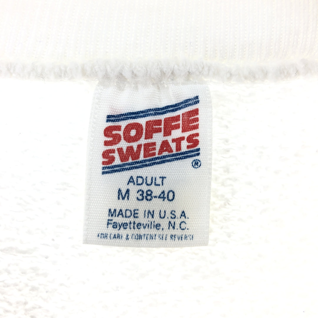 90'S SOFFE SWEATS USNAVY Printed Sweatshirt Trainer Made in USA Men's M Size Vintage /eaa489834