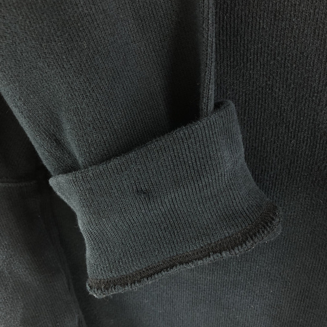 Ralph Lauren POLO by Ralph Lauren Half-Zip Sweatshirt, Men's Size L cotton black type Vintage Second Hand