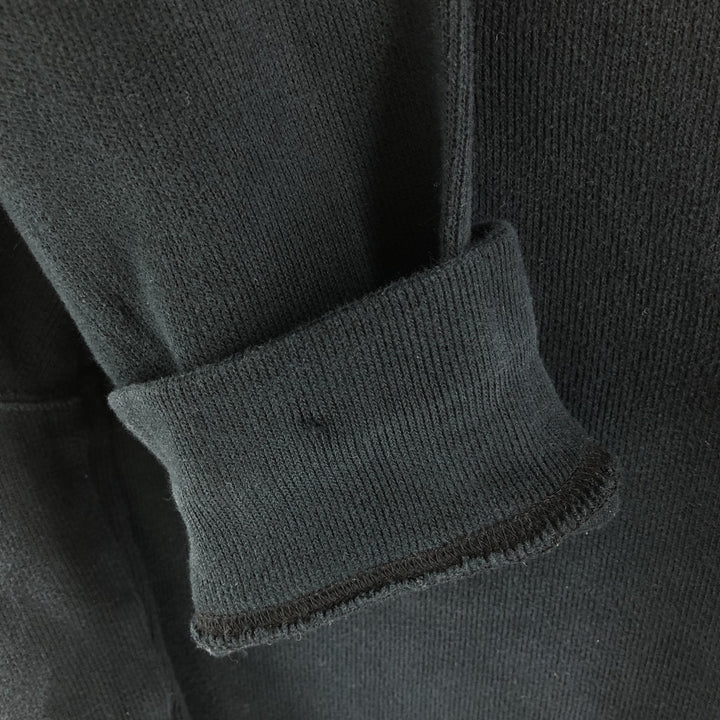 Ralph Lauren POLO by Ralph Lauren Half-Zip Sweatshirt, Men's Size L cotton black type Vintage Second Hand