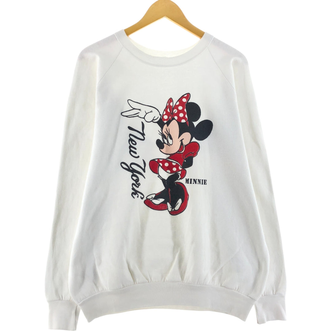 MINNIE MOUSE Minnie Mouse character sweatshirt, sweatshirt, men's XL size / eaa489899