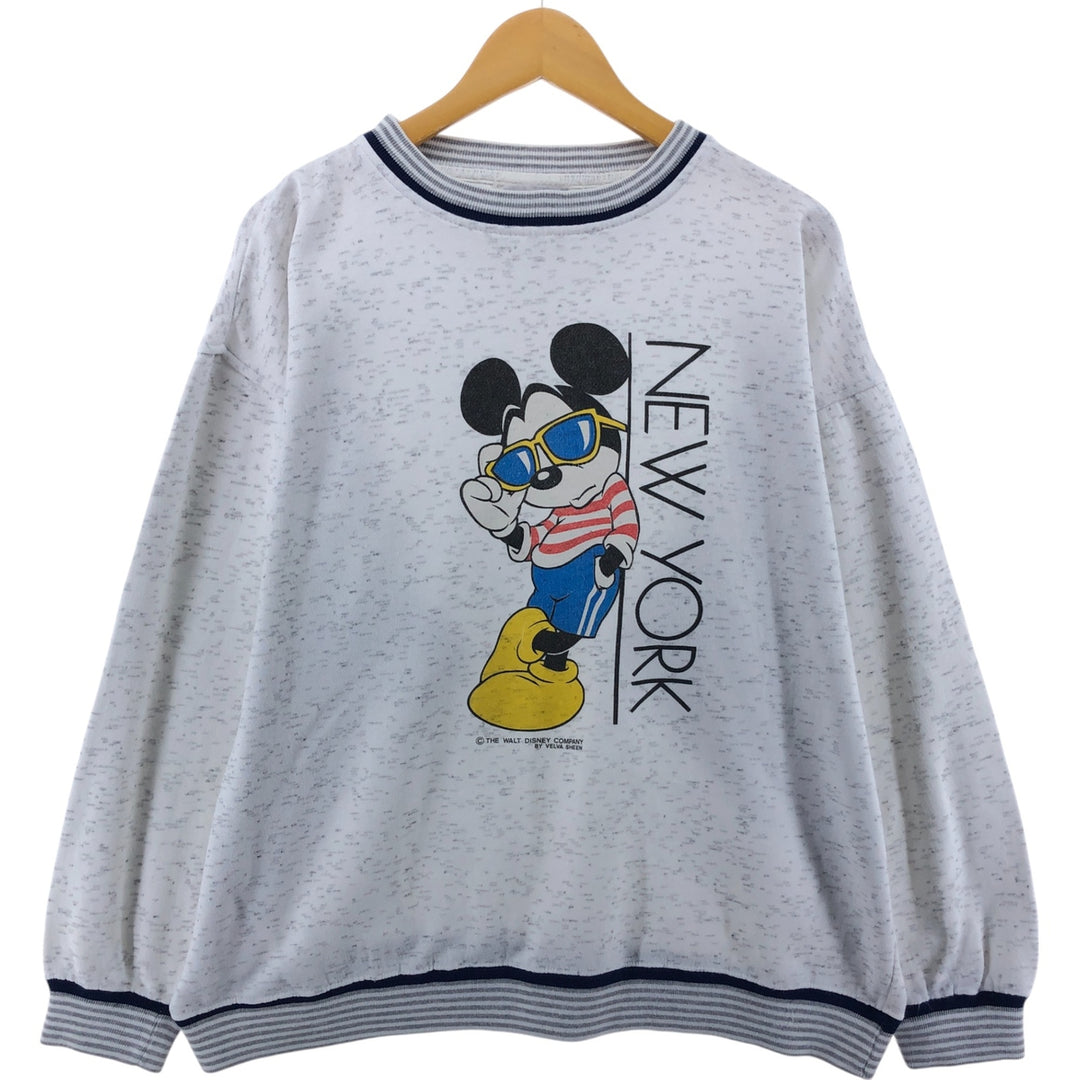 GENUS MICKEY MOUSE Mickey Mouse character sweatshirt, made in USA, men's XL size /eaa489904